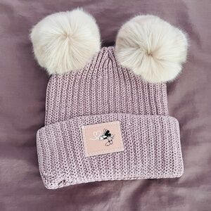 Disney x Love Your Melon - Minnie Mouse Beanie with Double Poms, Brand New!